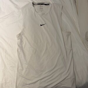 Nike Men's White Tank Top